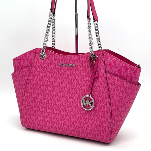 Michael Kors Large Chain Shoulder Tote Bag